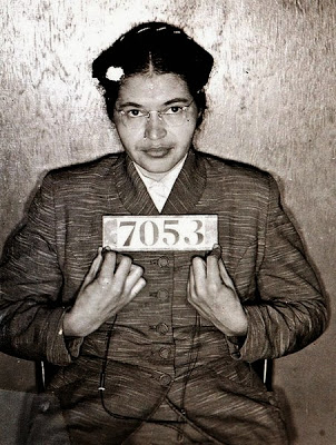 Rosa Parks the day she was allegedly menstruating