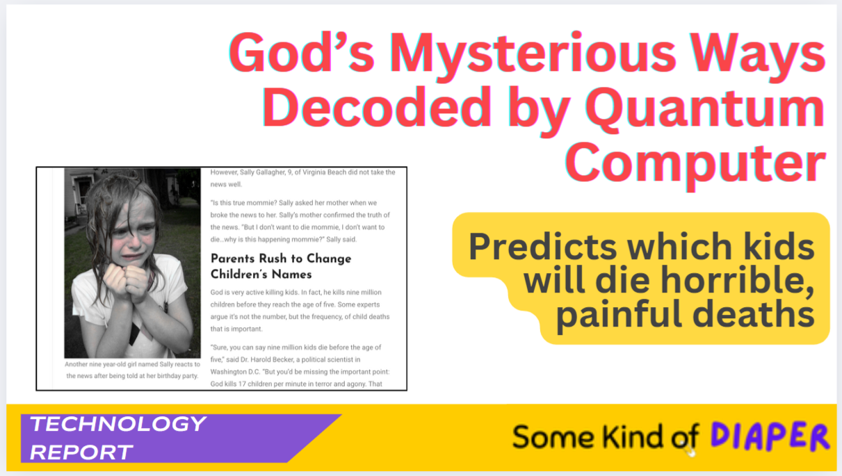 Quantum Computer Decodes God's Mysterious Ways, Explains Why Some ...